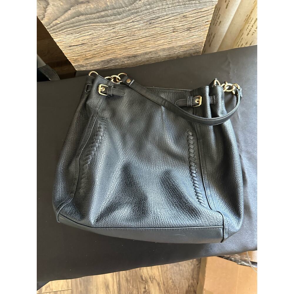 Jessica Simpson Faux Leather, Hobo, Black Bag, Purse